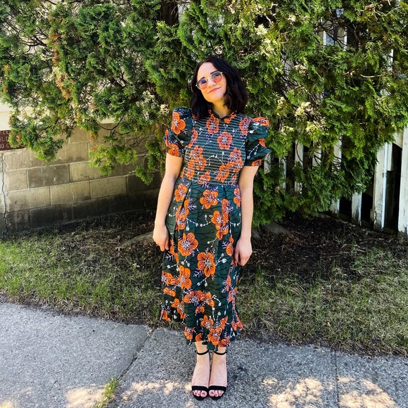 Autumn Adeigbo || NWT Lana Dress (Orange) - Picture 10 of 11